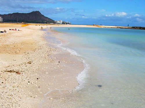 Ala Moana Beach stands in for Waikiki