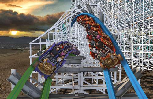 Twisted Colossus at Six Flags