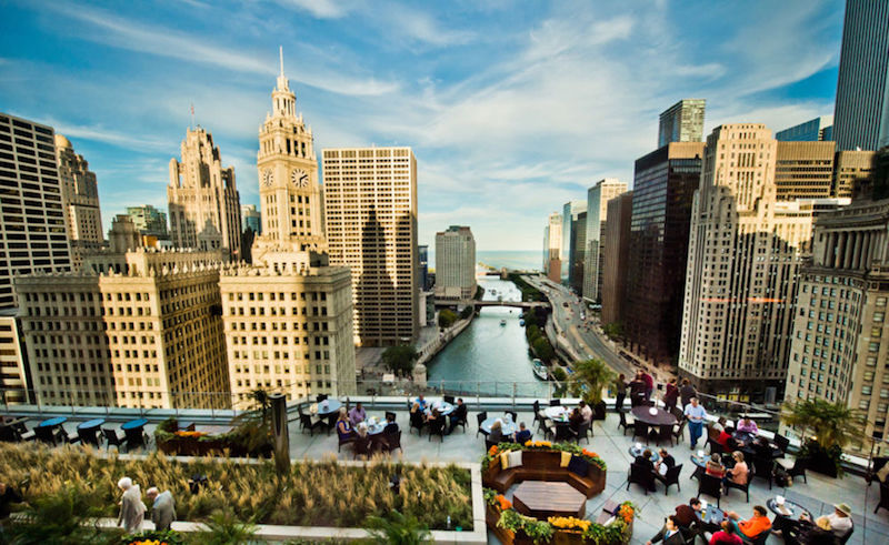 Terrace at the Trump