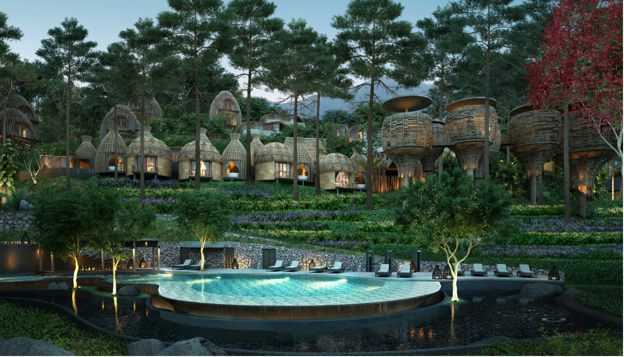 Keemala Resort pool, Phuket, Thailand