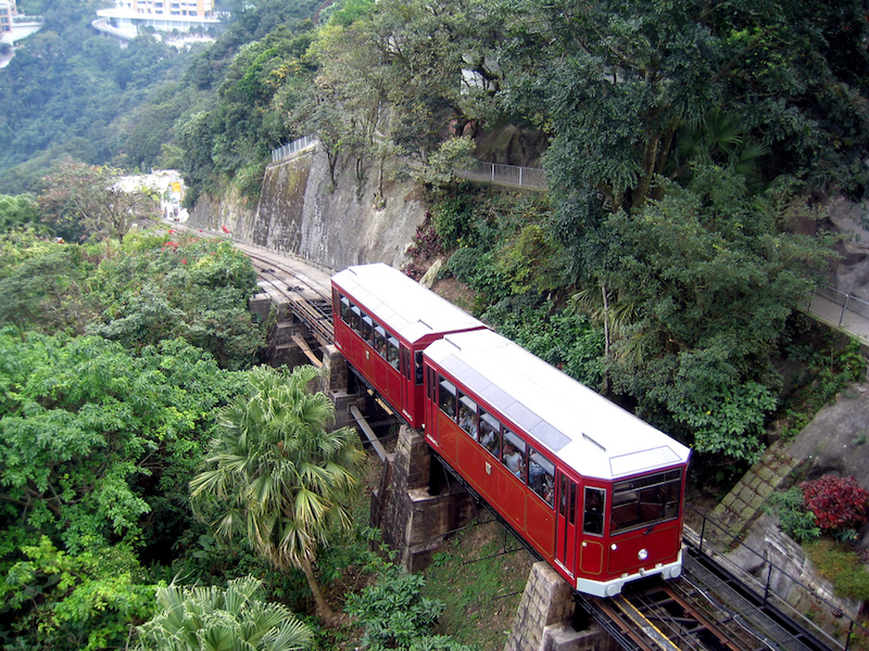 Peak Tramway in Hong Kong