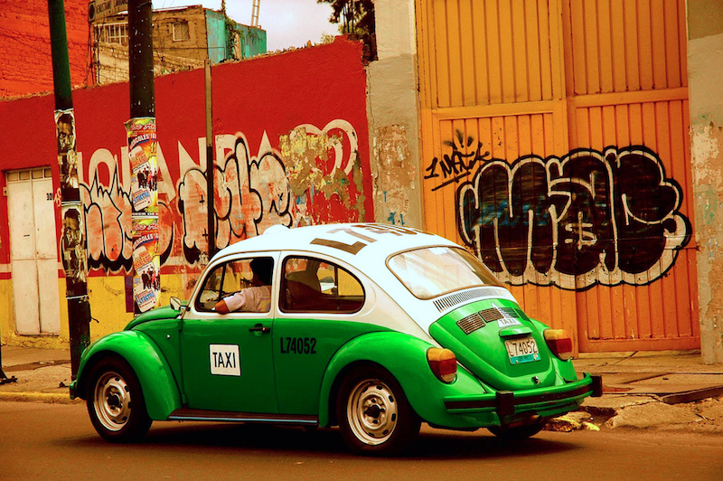Mexico City Volkswagen beetle