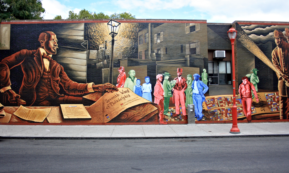 Murals decorate the streets of Philadelphia