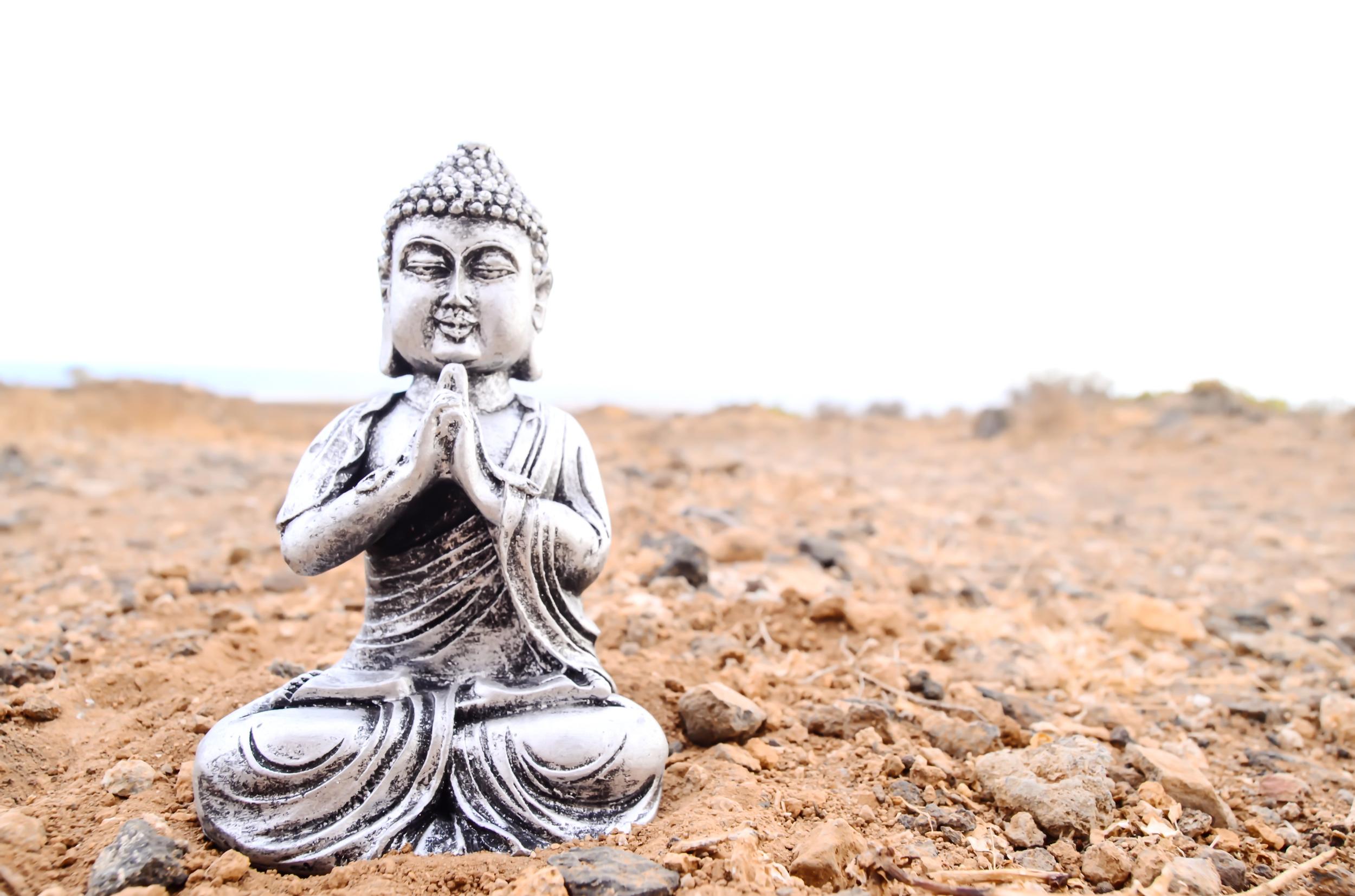 One Ancient Buddha Statue